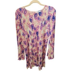 Bar lll Textured‎ Dress Women's Large Pink